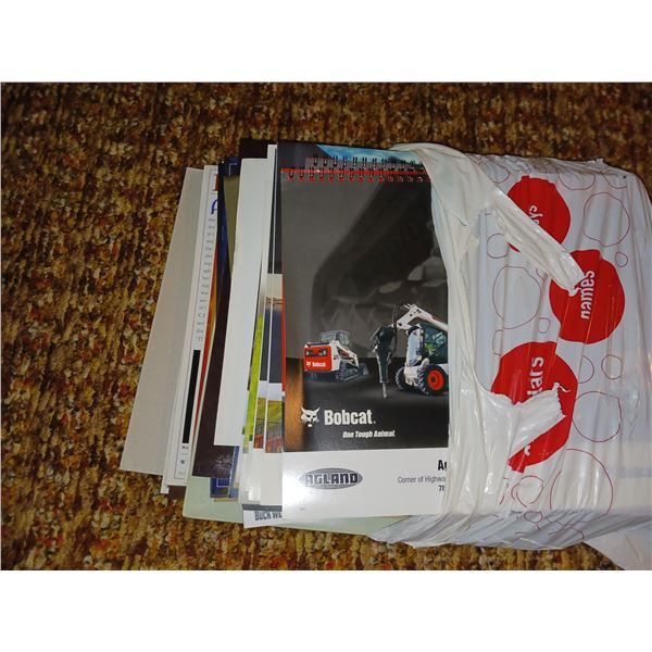 Large Lot of Advertising Calendars - Agland, John Deere +