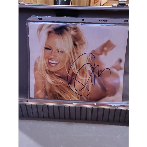 Signed 8x10" Pamela Anderson Photo - With COA