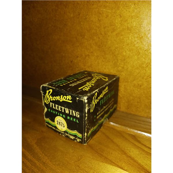 Vintage Bronson Fleetwing Casting Reel No. 2475