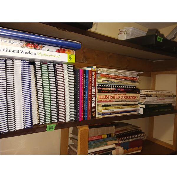 Shelf Of Books - Large Selection of Numismatic Books +