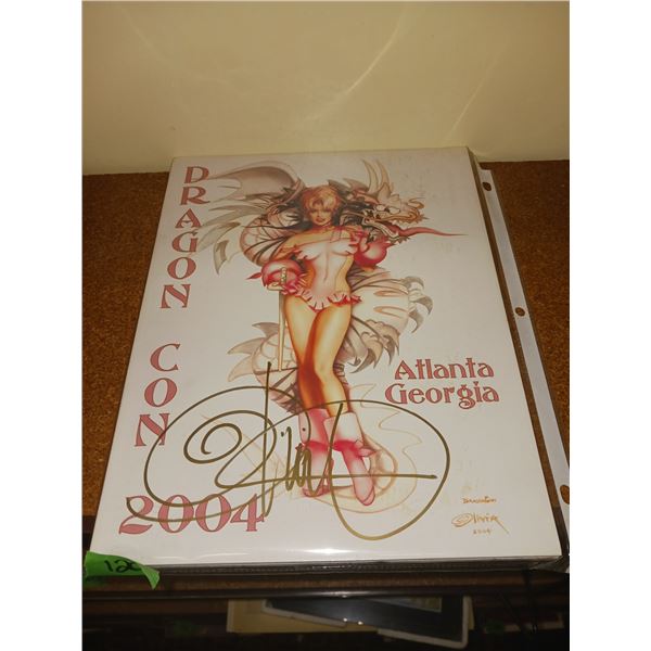Signed, Dragon Con 2004 Program Atlanta, Georgia Dungeons & Dragons Olivia Signature?