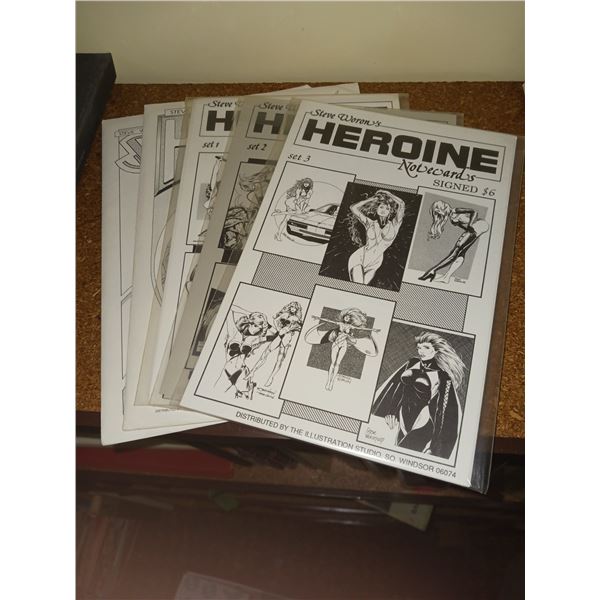 Lot Of 5 Steve Woron's Heroine Series, Signed?