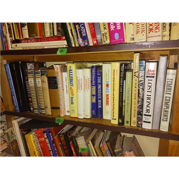 Shelf Of Books - See Photos for Titles