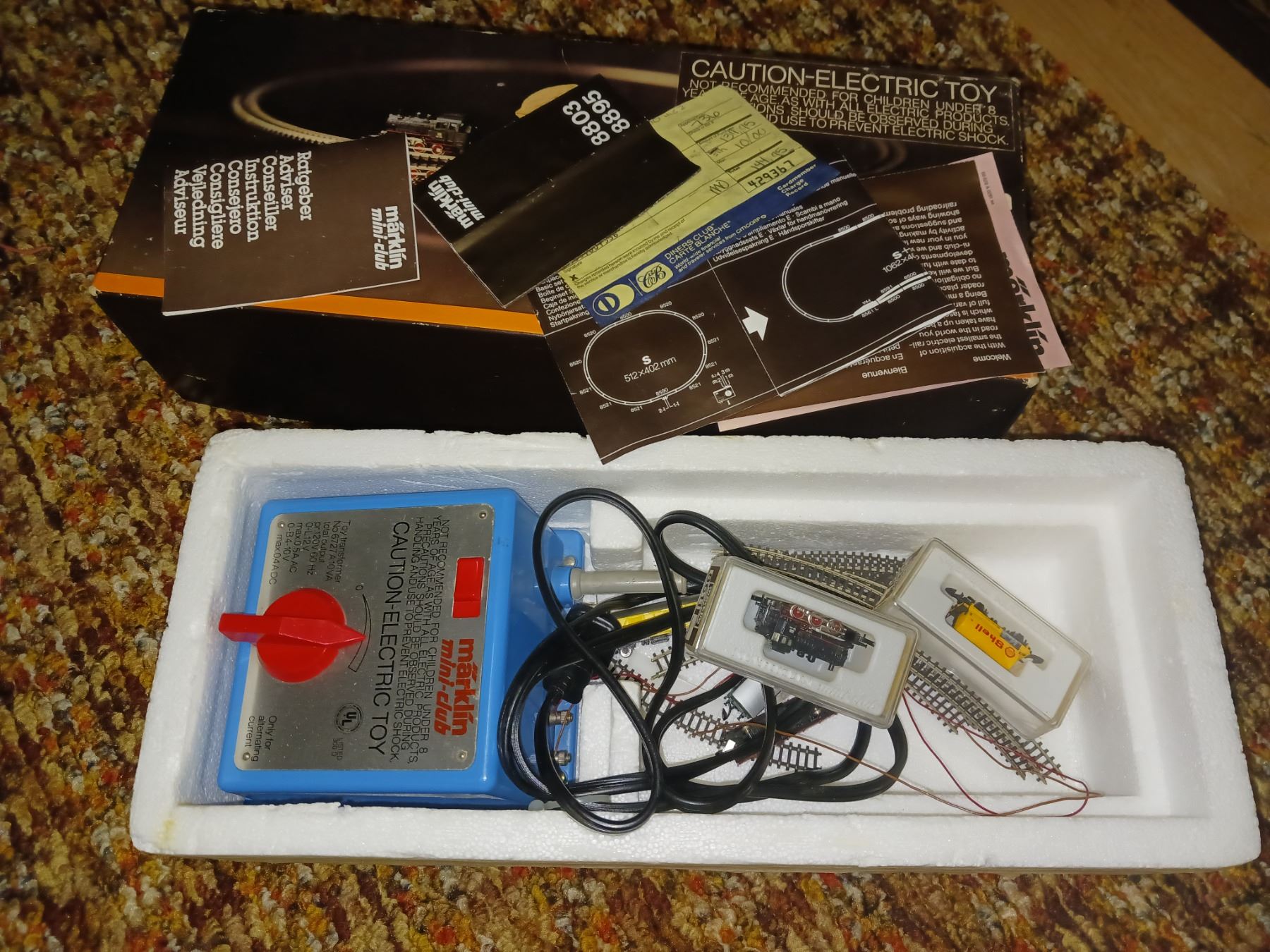 Marklin Mini Club 8165 Vintage Z Scale Train Set