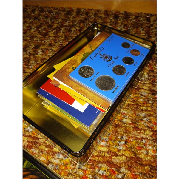 Lot Of 2 1979 Collector Coin Sets + Large Amount of Empty Specimen Coin Envelopes (various years)