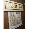 Image 1 : Bulova Store Display Sign + Vintage Yukon Quest Calendar