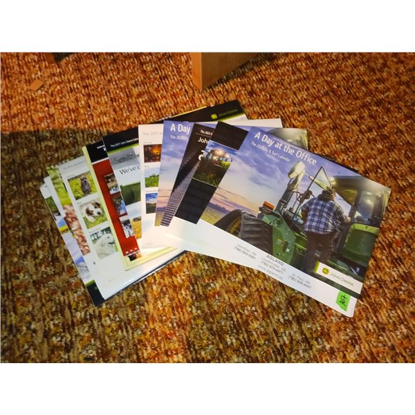 Lot Of John Deere Collector Calendars