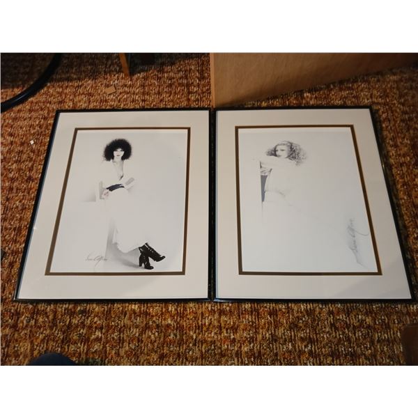Lot Of Prints, Sara Moon, Catherine 1982 & Sara Moon, Rebecca 1970 Personally Signed Print