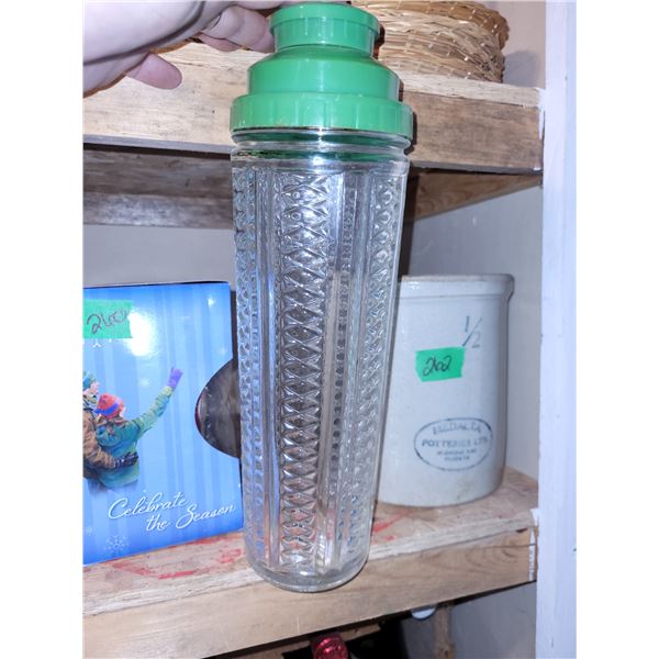 Vintage Tom Collins Glass Mixer