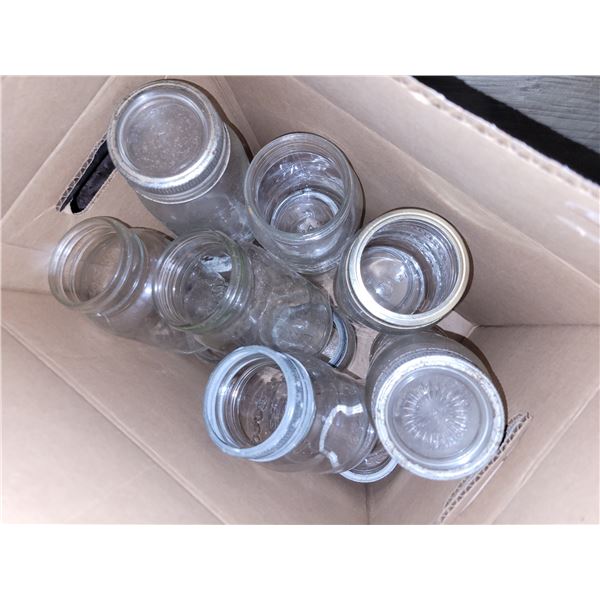 Large Box of Vintage Canning Jars