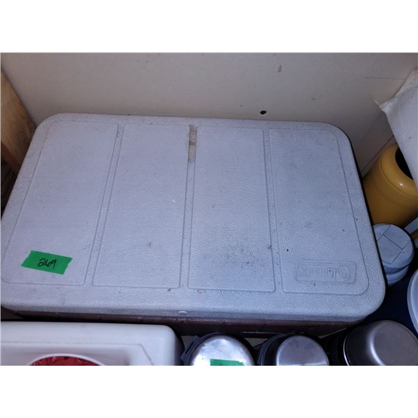Vintge Cooler With Contents