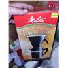 Image 2 : Lot of 3 Melitta Coffee Makers + Filters (One is new)