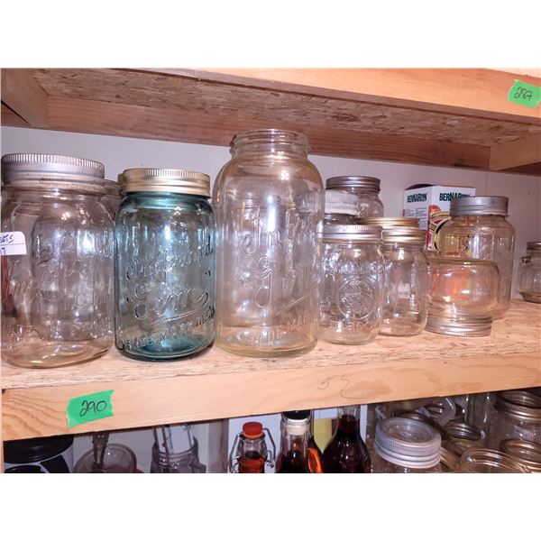 Lot of Vintge Canning Jars