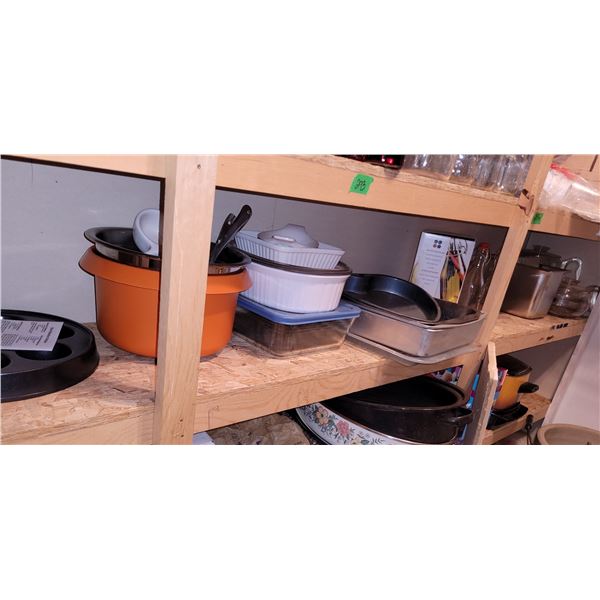 Shelf Of Vintage Kitchen Items