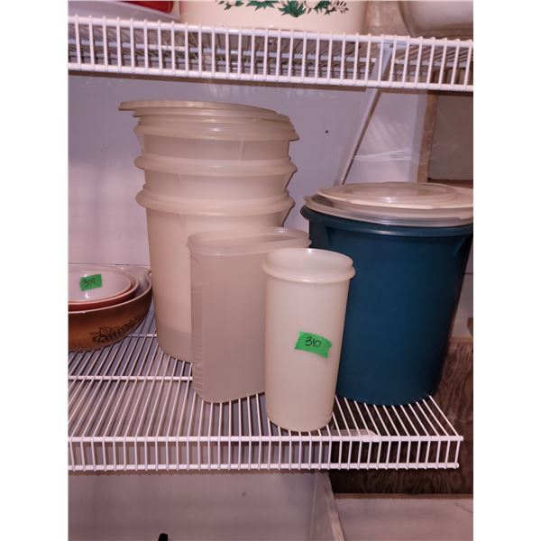 Lot of Vintage Tupperware Storage Containers