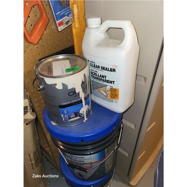 Contentns Beside The Plastic Storage Cabinet - Including the Level