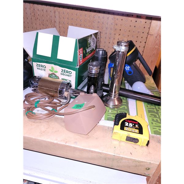 Lot of Estate Hardware - Flashlights, etc
