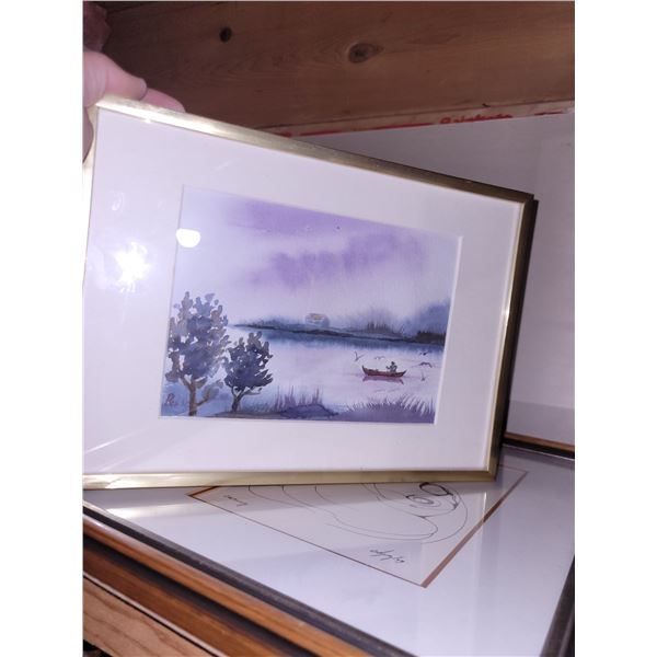Framed Watercolour (possibly a print)