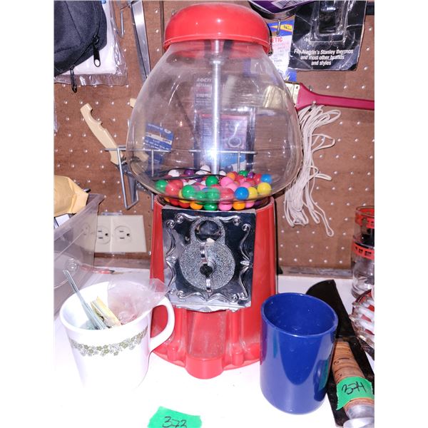 Gumball Machine & Game Pieces