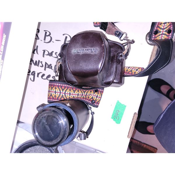 Vintage Olympus Camera + Lens