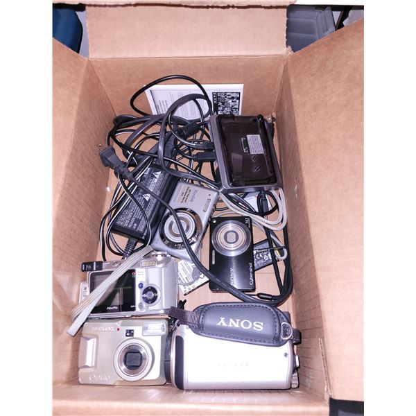 Box Cameras, some are Film and some are Digital