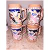 Image 1 : Lot of 4 Vintage Beer Steins