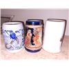 Image 2 : Lot of 3 Vintage Beer Steins