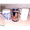 Image 3 : Lot of 3 Vintage Beer Steins