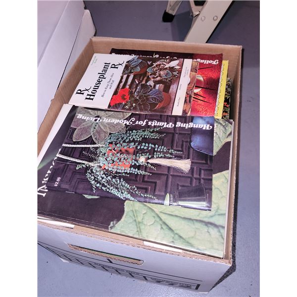 Bankers Box of Gardening Books - Vintage and maybe antique