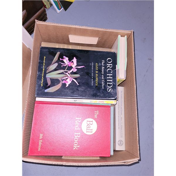 Bankers Box of Gardening Books - Vintage and maybe antique