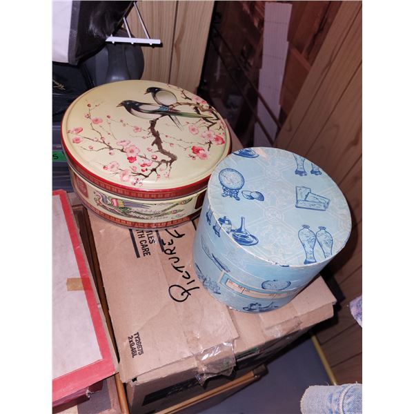 Lot of 2 Vintage Tins - one is Bluebird