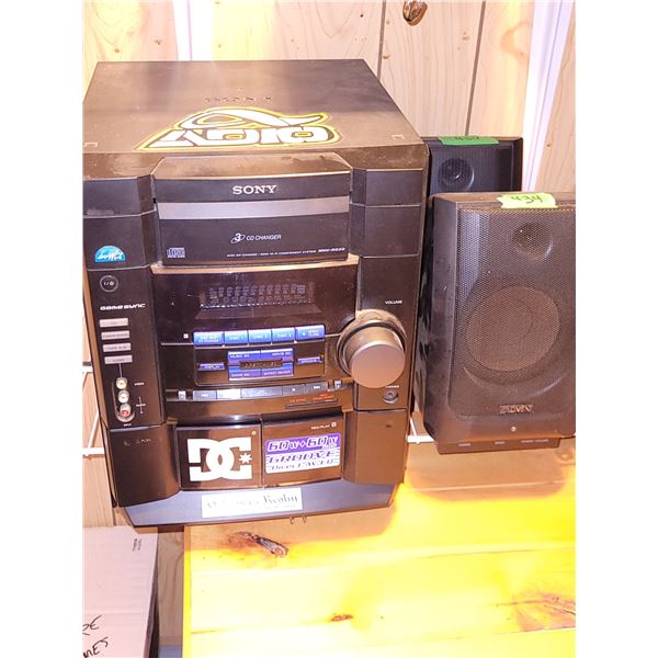 Sony Stereo with Other Speakers