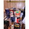 Image 1 : Lot of Paints and Stains - Stored Indoors