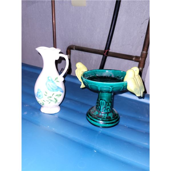 Lot of 2 Vintage Ceramic Decor
