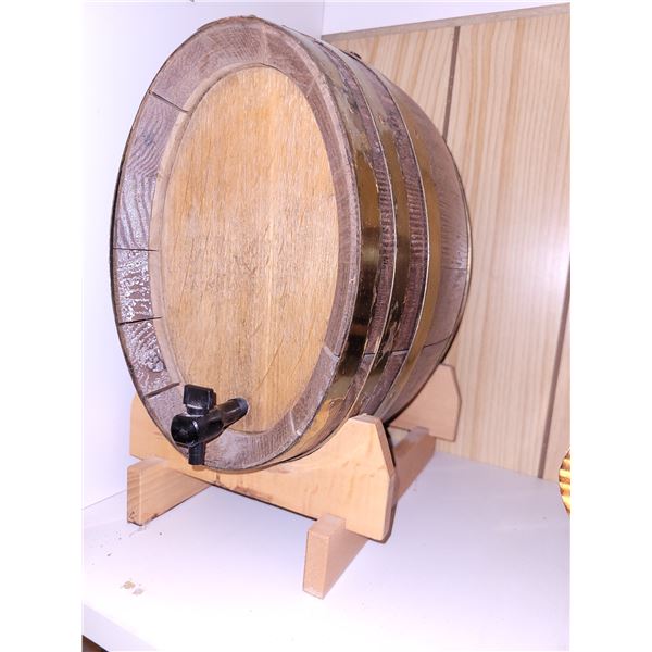 Vintage Keg on Stand