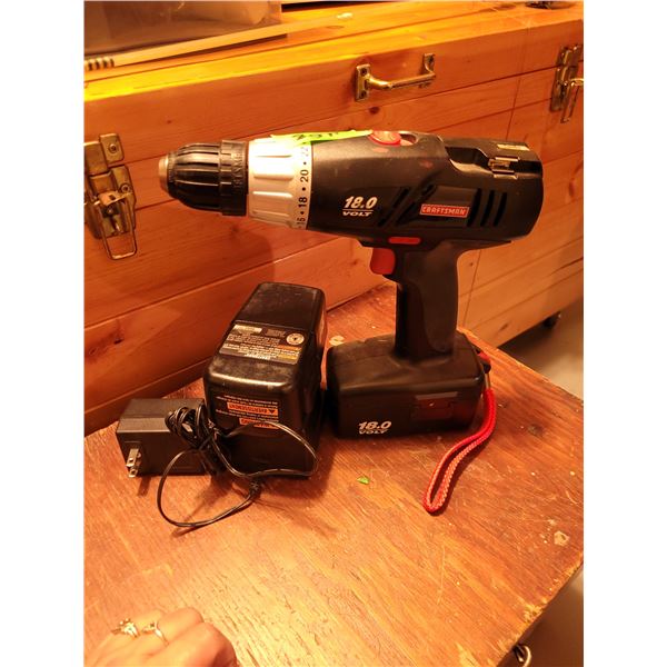 Craftsman 18 Volt Drill with Charger & Battery