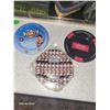Image 1 : Lot of 3 Adult Collectible Ashtrays + Camera Lens