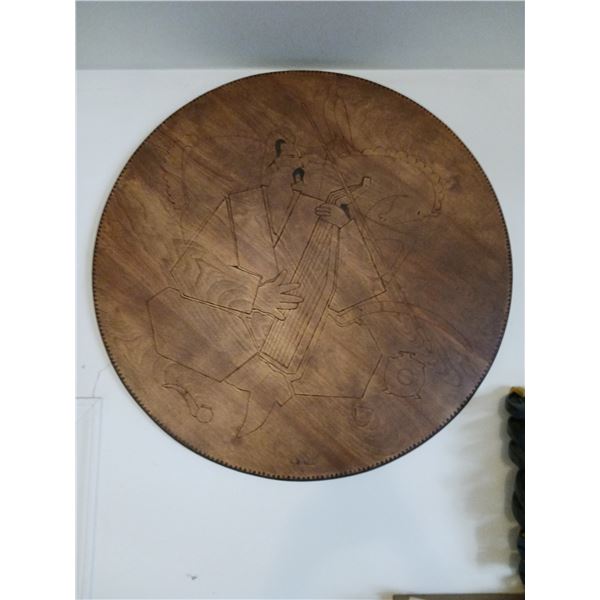 Original Wood Art Work by Northern BC Artist Jeanette Orydzuk - Might be a tabletop unfinished