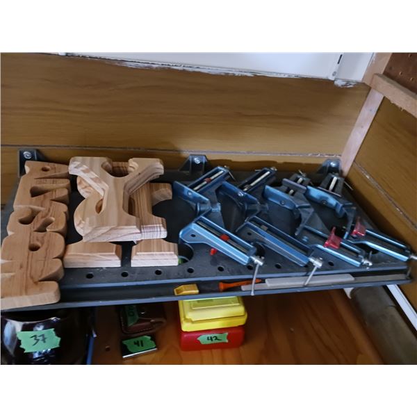 Lot of 4 45 Degree Miter Cut n Clamp Set