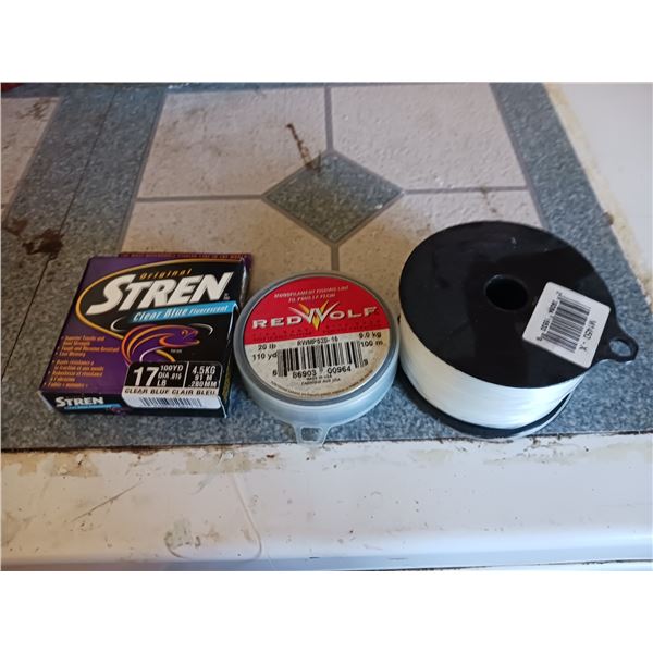 Lot Of 3 Fishing Lines Reels