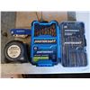 Image 1 : Lot Of Mastercraft Items, Razor, Self-locking Tape, Drill Bit Set & Screwdriver Bit Set