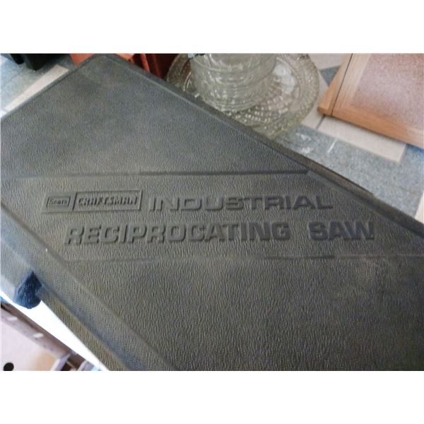 Lot Of Reciprocating Saw Kit, Sears / Craftsman Industrial Reciprocating Saw Case & Bosch PFZ 550 E,