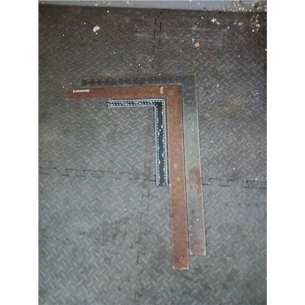 Lot Of 3 Square / L Ruler