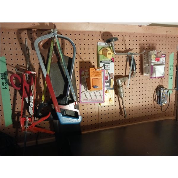 Workbench Items on Pegs