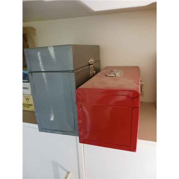 Lot of 2 Tool Boxes + Contents