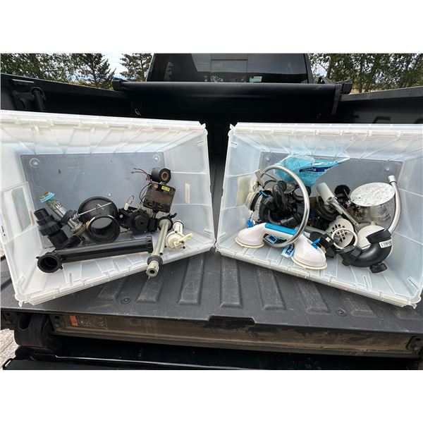 2 Totes of Various Household & Plumbing Estate Items