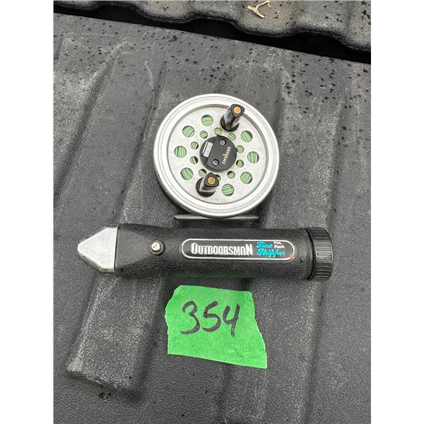 Fly Fishing Reel + Outdorrsman Line Stripper