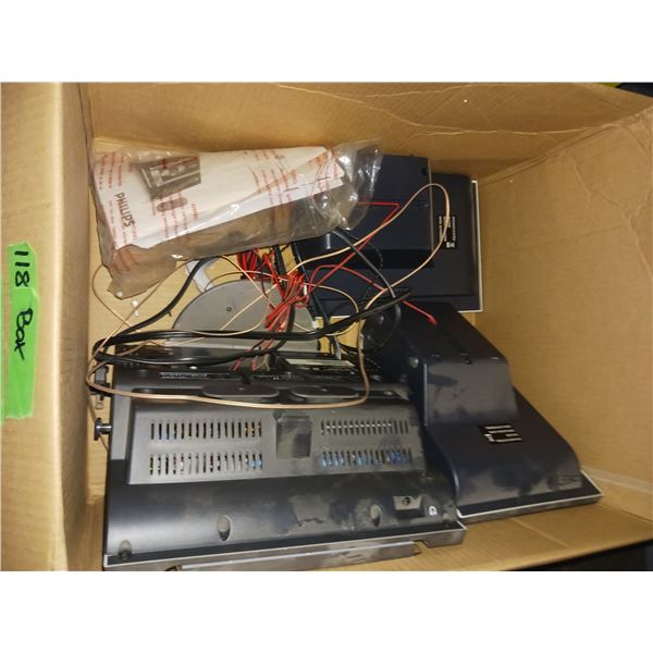 Box with Philips CD Player & SPeakers