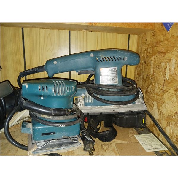Makita Finisher Sander Model BO3700 + Makita Finisher Sander Model BO4550
