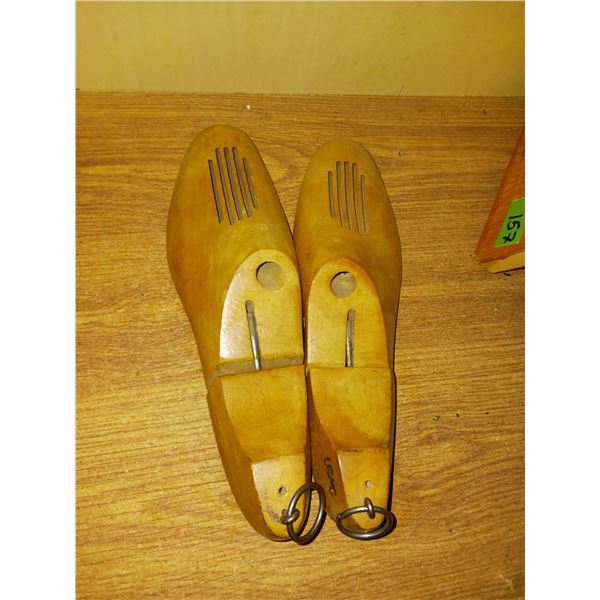 Pair of Wooden Shoe Forms